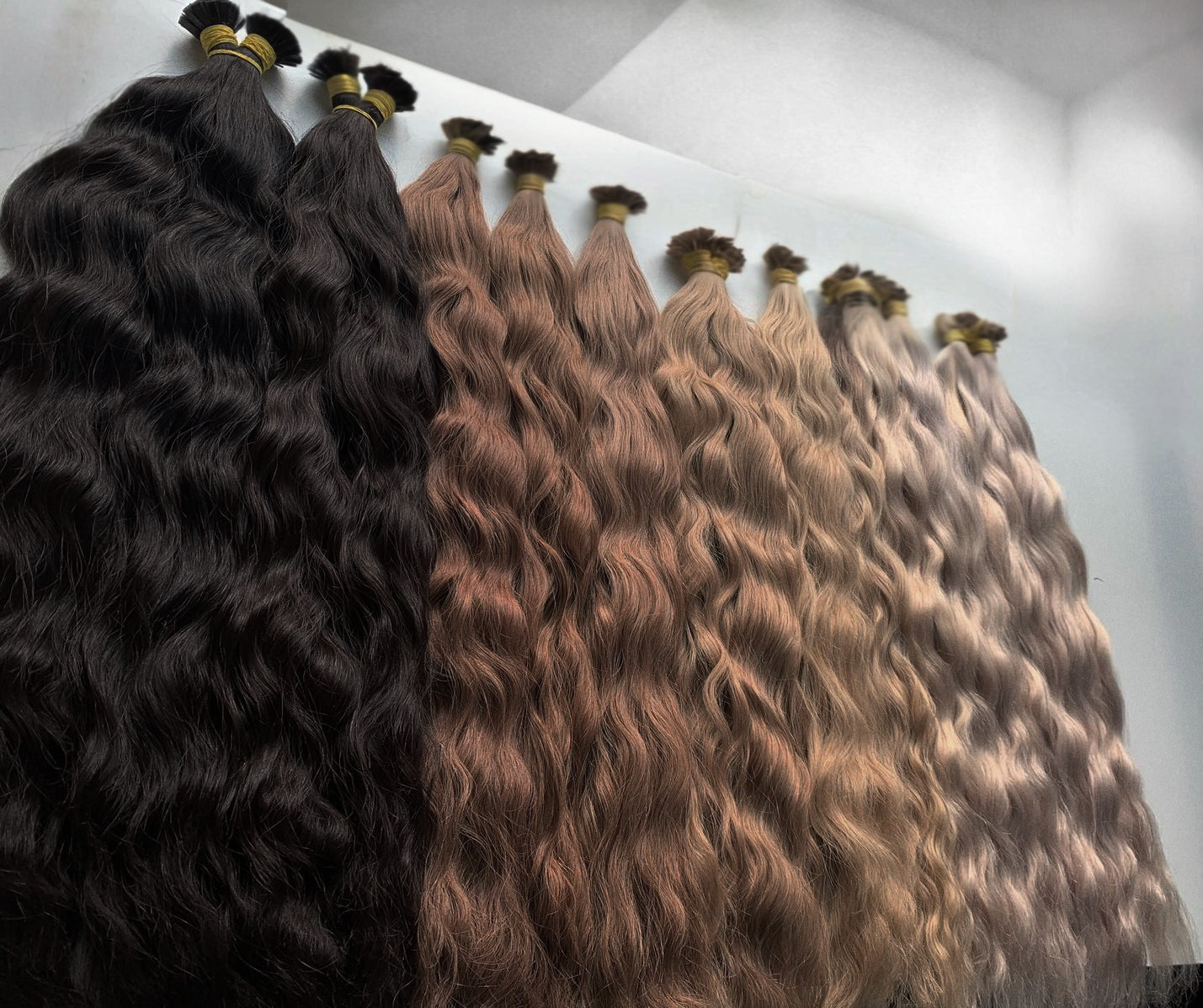 Blonde South Wavy Keratin Tips